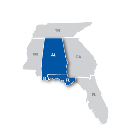 Gulf South Region Map.png